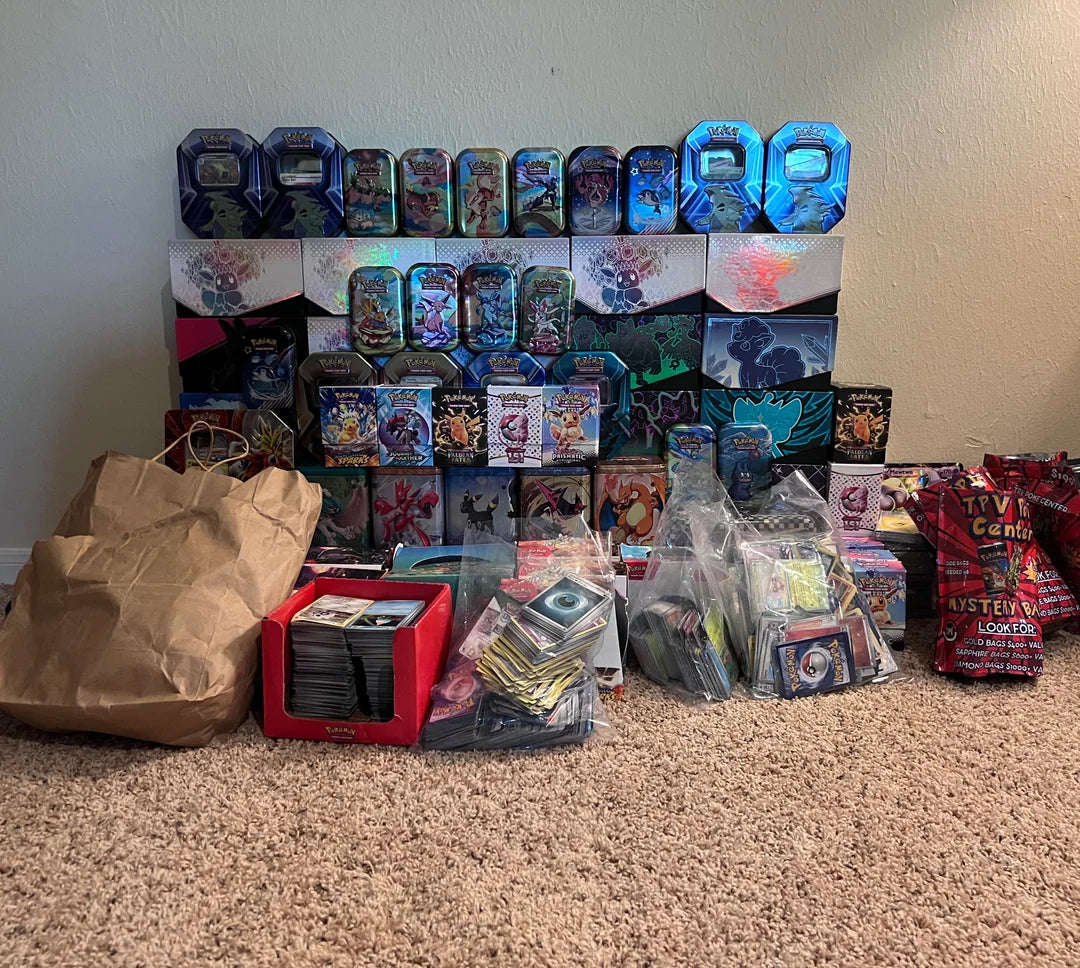 Collection of pokemon Booster Boxes, investment japanese pokemon