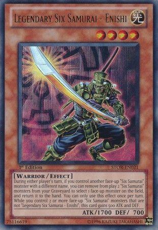 Legendary Six Samurai - Enishi | Storm of Ragnarok | STOR-EN021 | Ultra Rare | 1st