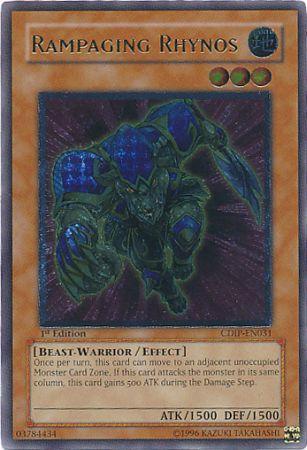 Rampaging Rhynos | Cyberdark Impact | CDIP-EN031 | Ultimate Rare | 1st
