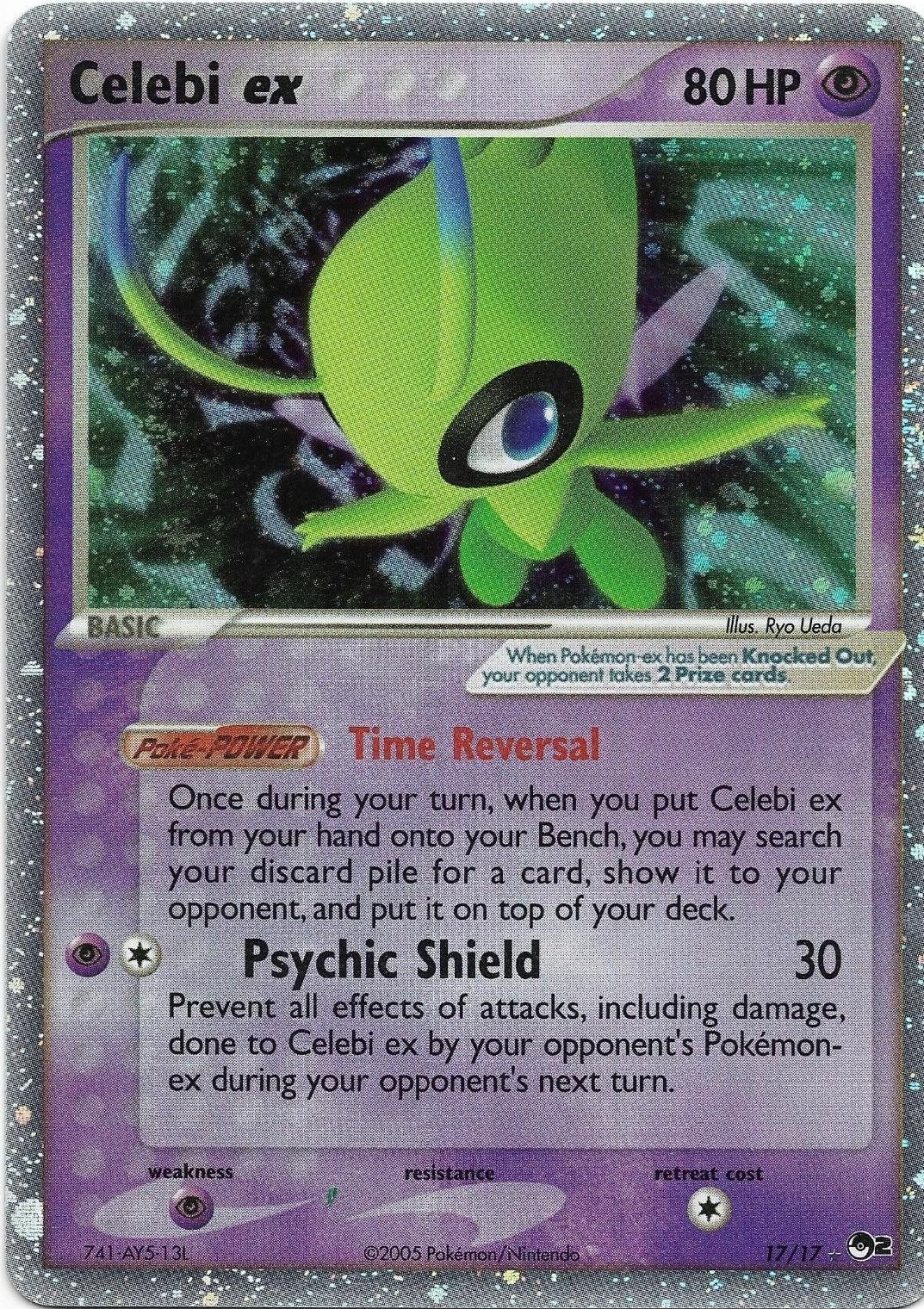 Celebi ex | POP Series 2 | EX | 17/17 | New Mint | Rare