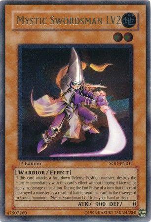 Mystic Swordsman LV2 | Soul of the Duelist | SOD-EN011 | Ultimate Rare | 1st