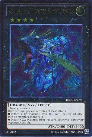 Number 91: Thunder Spark Dragon | Return of the Duelist | REDU-EN098 | Ultimate Rare