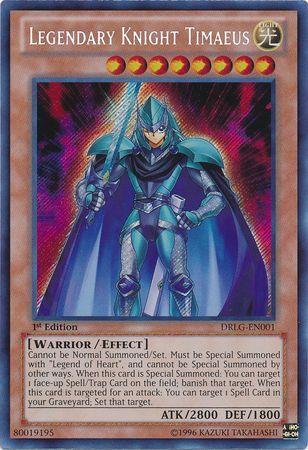 Legendary Knight Timaeus | Dragons of Legend | DRLG-EN001 | Secret Rare | 1st