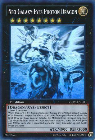 Neo Galaxy-Eyes Photon Dragon | Galactic Overlord | GAOV-EN041 | none | 1st