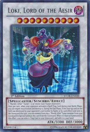 Loki, Lord of the Aesir | Storm of Ragnarok | STOR-EN039 | Ultra Rare | 1st