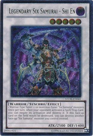 Legendary Six Samurai - Shi En | Storm of Ragnarok | STOR-EN041 | Ultimate Rare