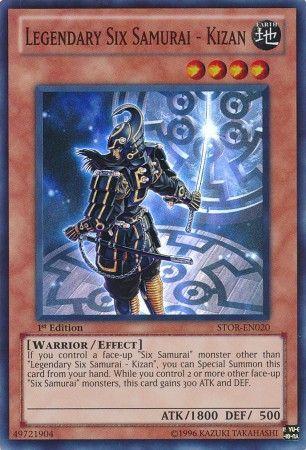 Legendary Six Samurai - Kizan | Storm of Ragnarok | STOR-EN020 | Super Rare | 1st