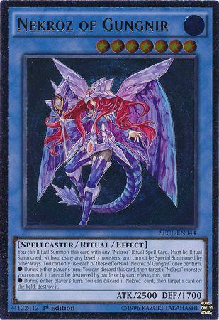 Nekroz of Gungnir | Secrets of Eternity | SECE-EN044 | Ultimate Rare | 1st