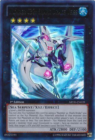 Number C32: Shark Drake Veiss | Abyss Rising | ABYR-EN039 | Ultimate Rare | 1st