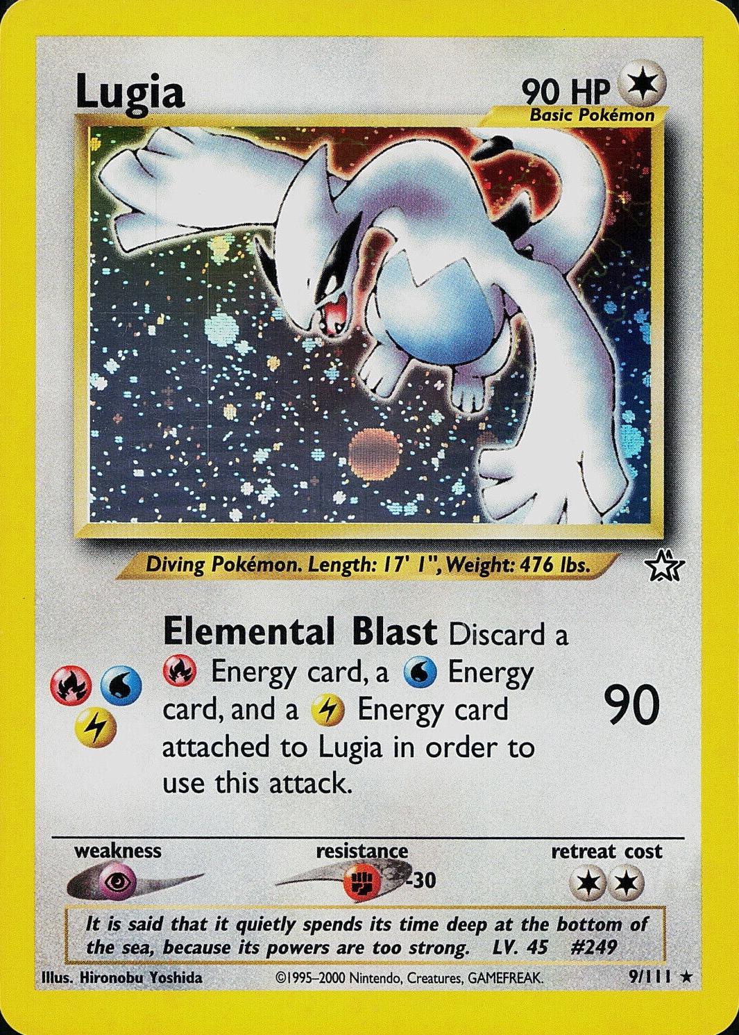 Lugia | Neo Genesis | Neo | 9/111 | New Mint | Rare Holo