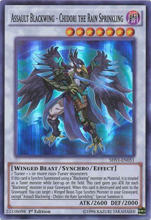 Assault Blackwing - Chidori the Rain Sprinkling | Shining Victories | SHVI-EN051 | Super Rare | 1st