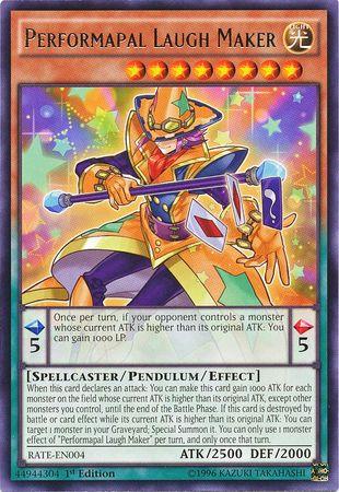 Performapal Laugh Maker | Raging Tempest | RATE-EN004 | Rare | 1st