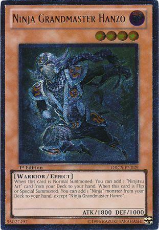 Ninja Grandmaster Hanzo | Order of Chaos | ORCS-EN029 | Ultimate Rare | 1st