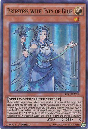 Priestess with Eyes of Blue | Shining Victories | SHVI-EN098 | Super Rare | 1st