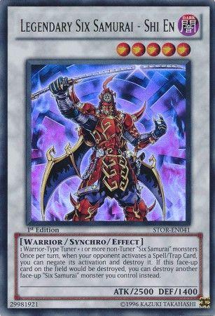 Legendary Six Samurai - Shi En | Storm of Ragnarok | STOR-EN041 | Ultra Rare | 1st
