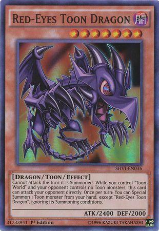 Red-Eyes Toon Dragon | Shining Victories | SHVI-EN036 | Super Rare | 1st