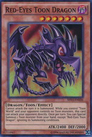 Red-Eyes Toon Dragon | Shining Victories | SHVI-EN036 | Super Rare