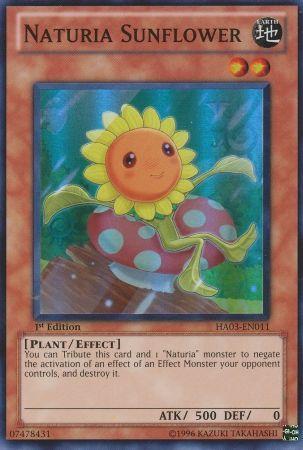 Naturia Sunflower | Hidden Arsenal 3 | HA03-EN011 | Super Rare | 1st