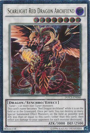 Scarlight Red Dragon Archfiend | Dimension of Chaos | DOCS-EN046 | Ultimate Rare