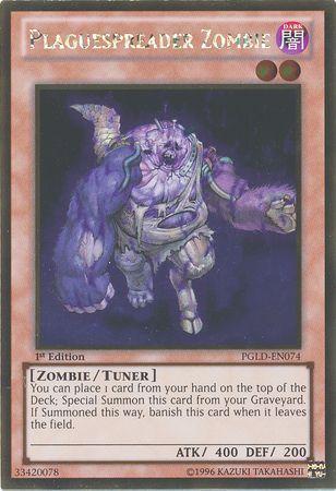 Plaguespreader Zombie | Premium Gold | PGLD-EN074 | Gold Rare | 1st