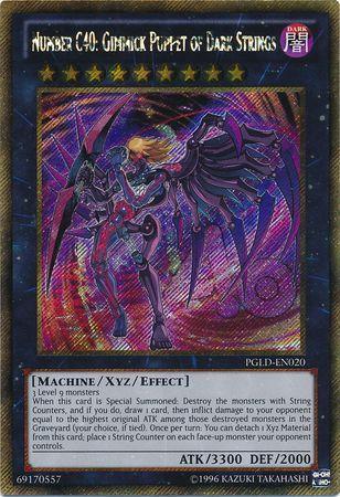 Number C40: Gimmick Puppet of Dark Strings | Premium Gold | PGLD-EN020 | Gold Secret Rare