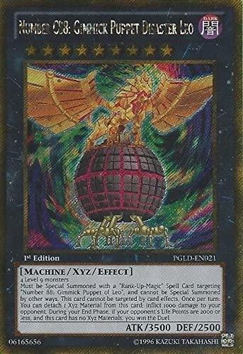 Number C88: Gimmick Puppet Disaster Leo | Premium Gold | PGLD-EN021 | Gold Secret Rare | 1st