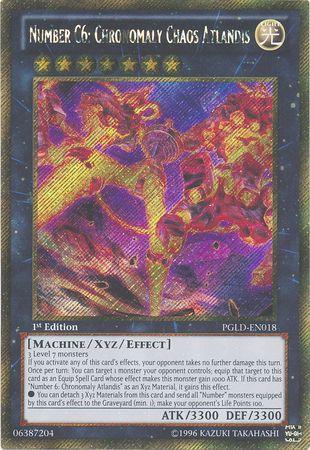 Number C6: Chronomaly Chaos Atlandis | Premium Gold | PGLD-EN018 | Gold Secret Rare | 1st