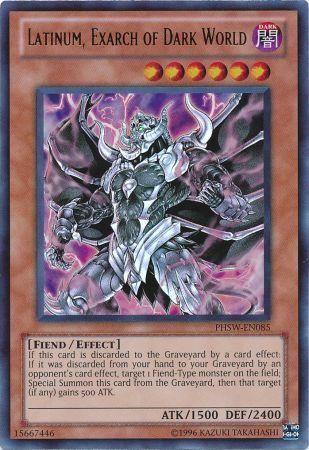 Latinum, Exarch of Dark World | Photon Shockwave | PHSW-EN085 | Ultra Rare