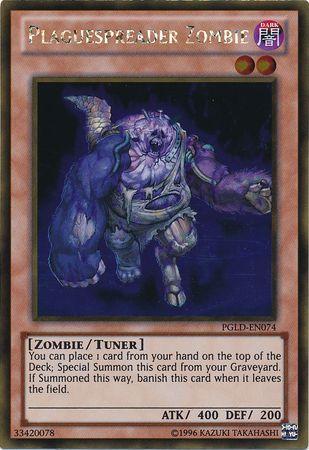 Plaguespreader Zombie | Premium Gold | PGLD-EN074 | Gold Rare