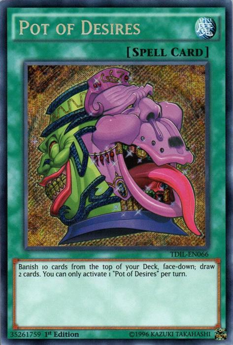 Pot of Desires | The Dark Illusion | TDIL-EN066 | Secret Rare | 1st