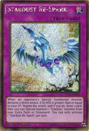 Stardust Re-Spark | Premium Gold: Return of the Bling | PGL2-EN020 | Gold Secret Rare | 1st