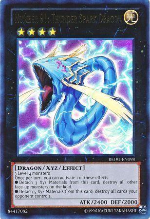 Number 91: Thunder Spark Dragon | Return of the Duelist | REDU-EN098 | Ultra Rare