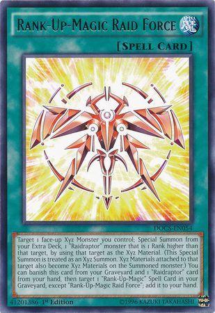Rank-Up-Magic Raid Force | Dimension of Chaos | DOCS-EN054 | Rare | 1st
