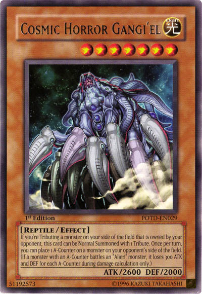 Cosmic Horror Gangi'el | Power of the Duelist | POTD-EN029 | Rare
