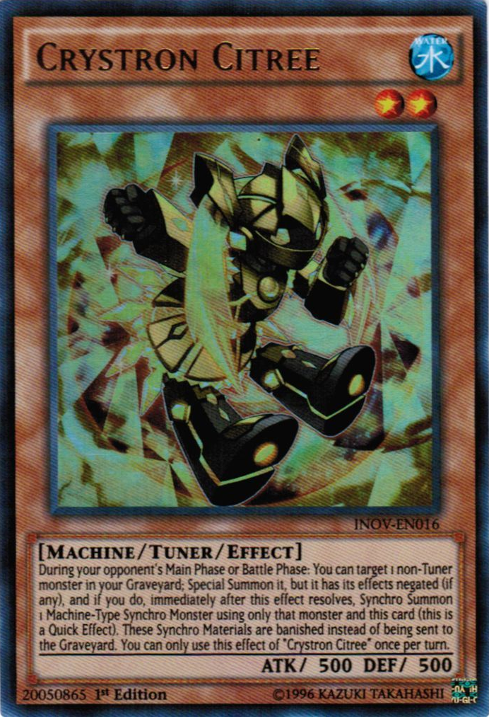 Crystron Citree | Invasion: Vengeance | INOV-EN016 | Ultra Rare