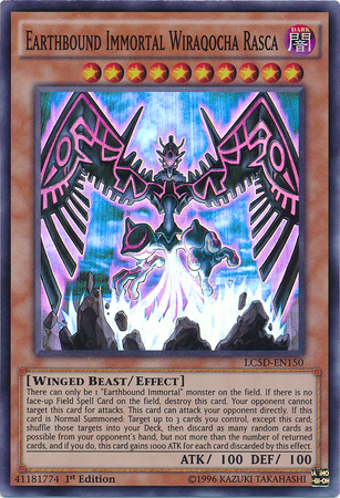 Earthbound Immortal Wiraqocha Rasca | Collectible Tins 2009 Wave 2 | CT06-EN004 | Secret Rare