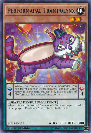 Performapal Trampolynx | The New Challengers | NECH-EN002 | Rare