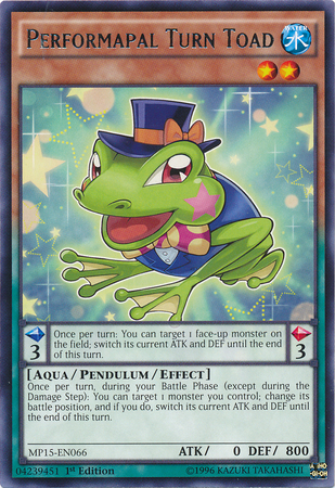 Performapal Turn Toad | Duelist Alliance | DUEA-EN010 | Rare