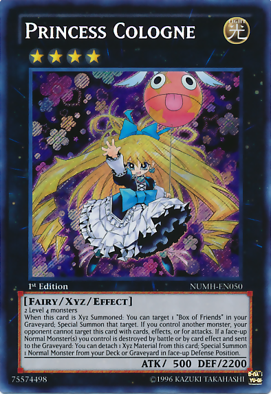 Princess Cologne (card) | Number Hunters | NUMH-EN050 | Secret Rare