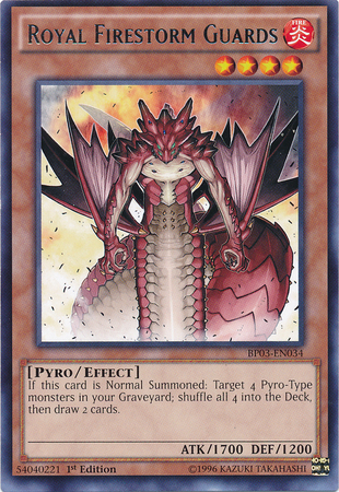 Royal Firestorm Guards | Gladiator's Assault | GLAS-EN087 | Secret Rare