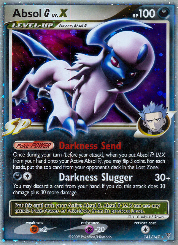 Absol G LV.X | Supreme Victors | Platinum | 141/147 | New Mint | Rare Holo LV.X