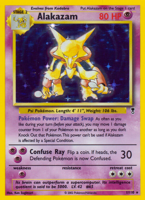 Alakazam | Legendary Collection | Other | 1/110 | New Mint | Rare Holo
