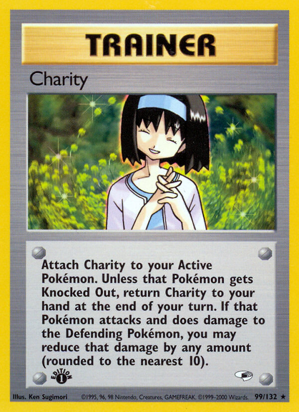 Charity | Gym Heroes | Gym | 99/132 | New Mint | Rare