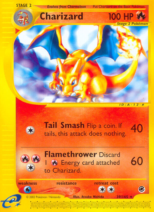 Charizard | Expedition | E-Card | 39/165 | New Mint | Rare