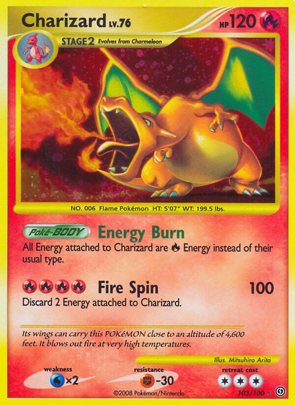 Charizard | Stormfront | Diamond & Pearl | 103/100 | New Mint | Rare Secret