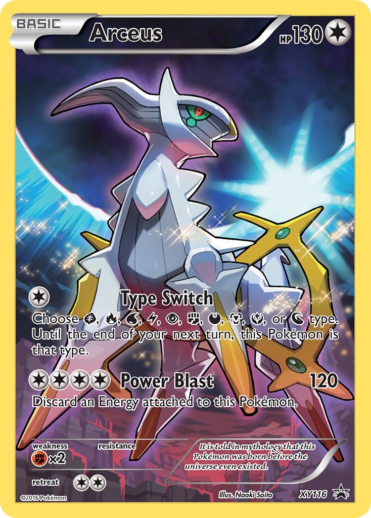 Arceus | XY-116 | XY | New Mint | Promo