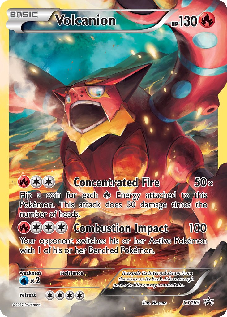Volcanion | XY-185 | XY | New Mint | Promo