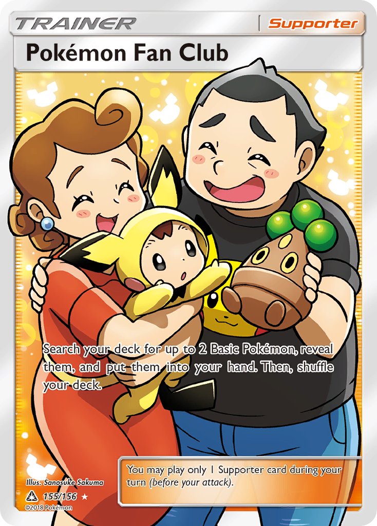 Pokémon Fan Club | Ultra Prism | Sun & Moon | 155/156 | New Mint | Ultra Rare