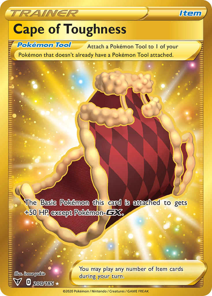 Cape of Toughness | Vivid Voltage | Sword & Shield | 200/185 | New Mint | Rare Secret