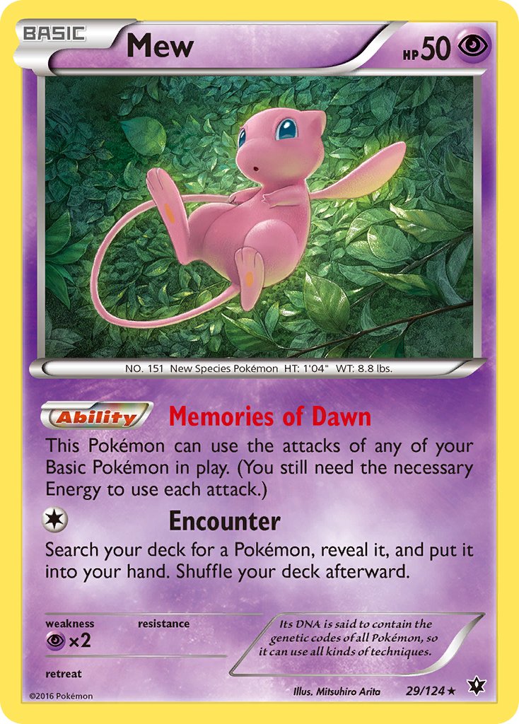 Mew Pokémon Card